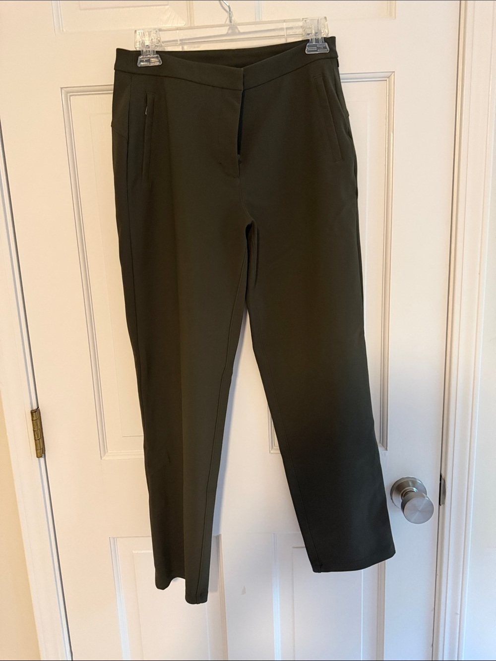 lululemon athletica Olive Straight-Leg Ponte Pants
